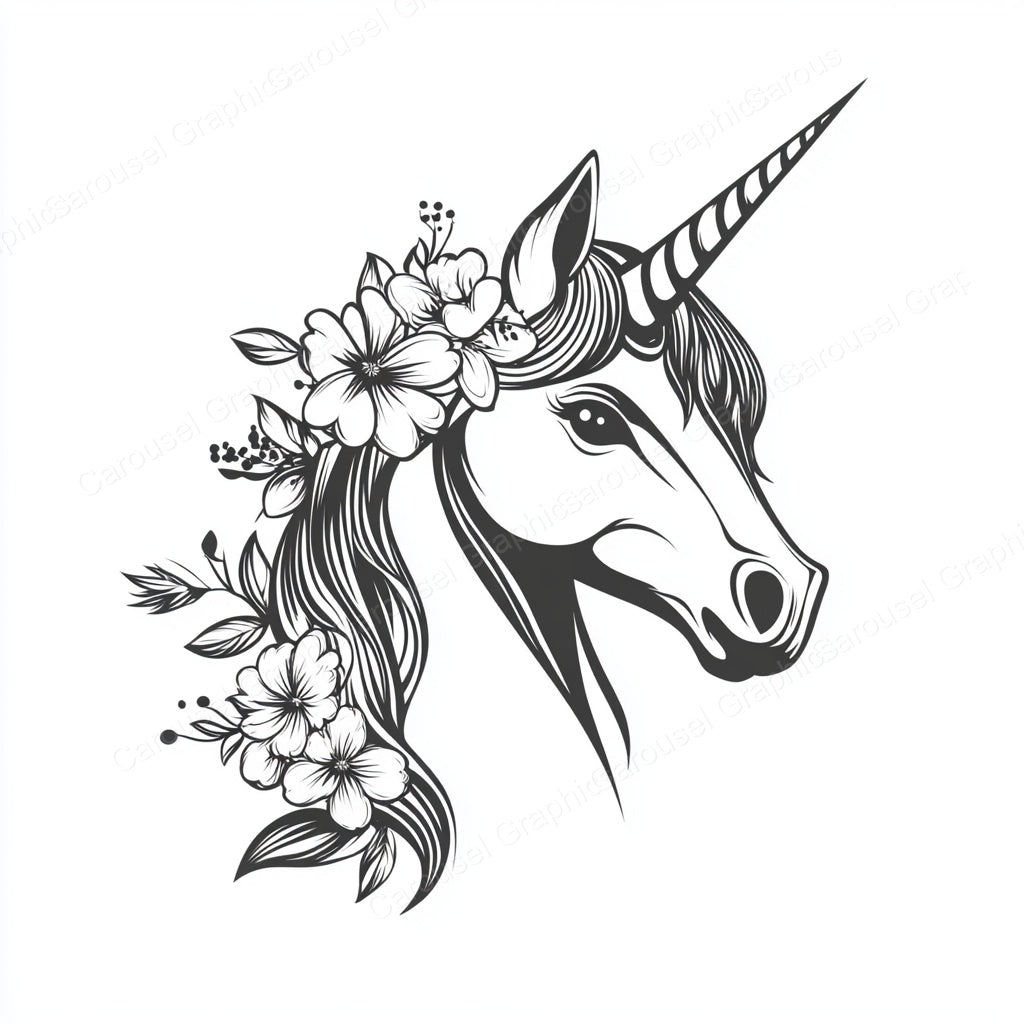 Unicorn Vector Graphic preview