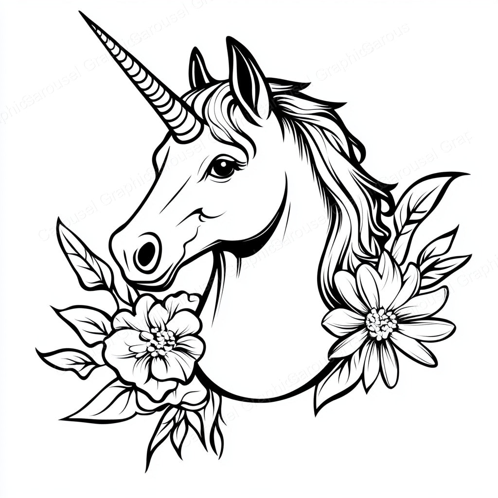 Unicorn Vector Graphic preview