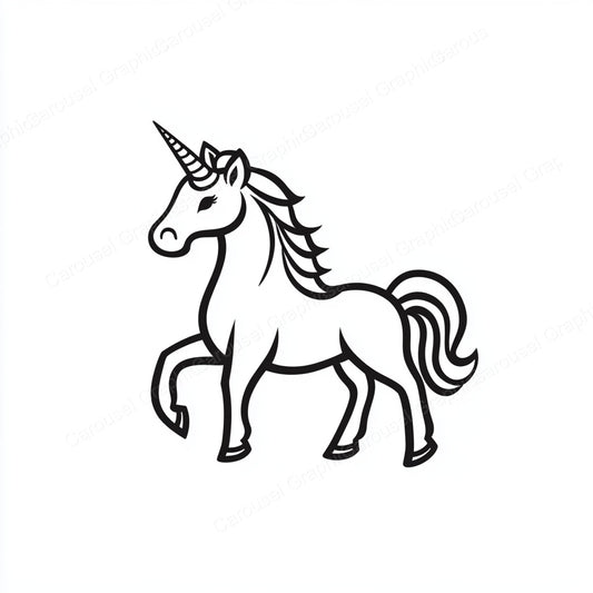 Unicorn Vector Graphic preview