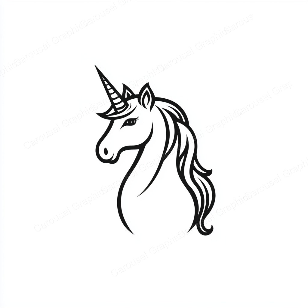 Unicorn Vector Graphic preview