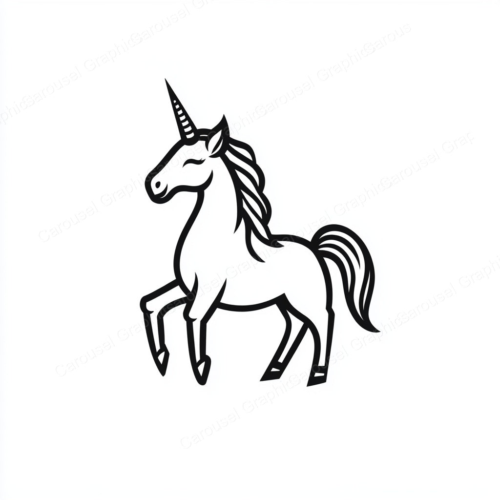 Unicorn Vector Graphic preview