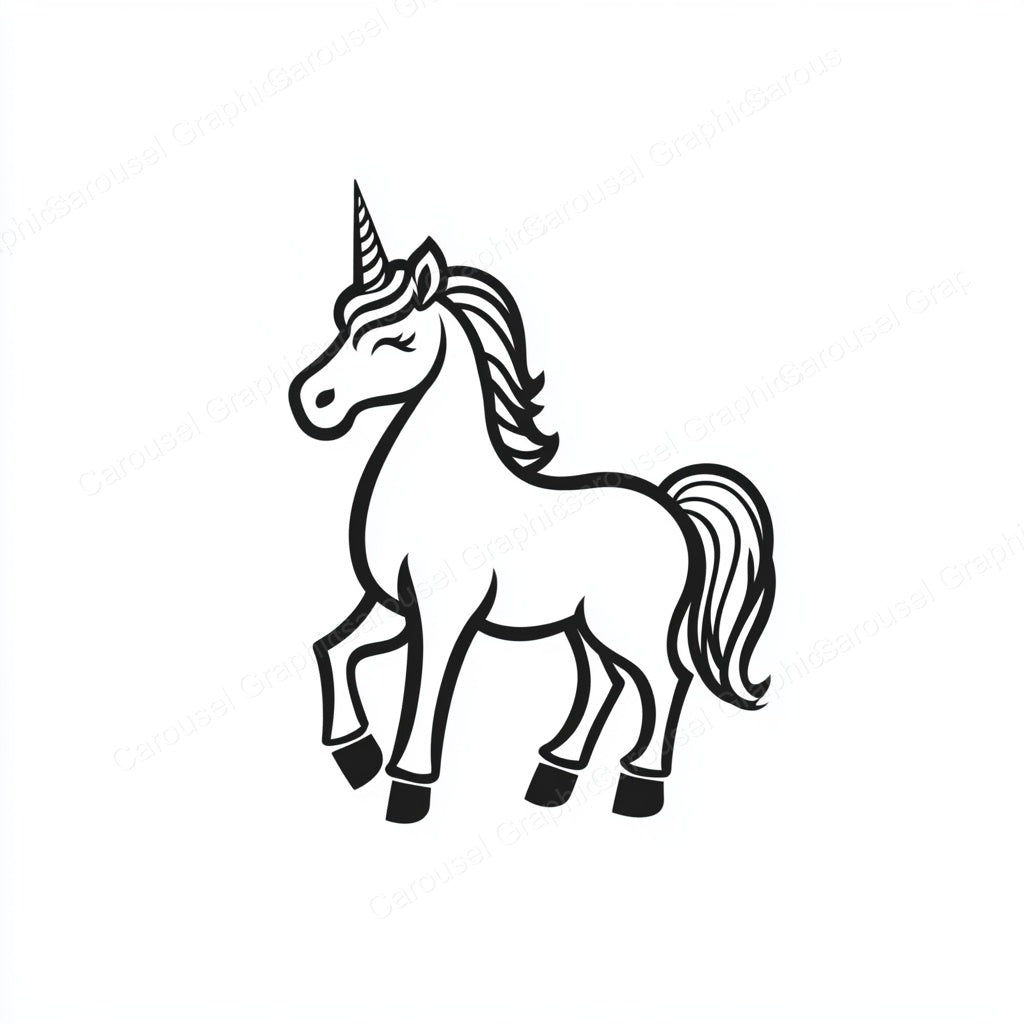 Unicorn Vector Graphic preview