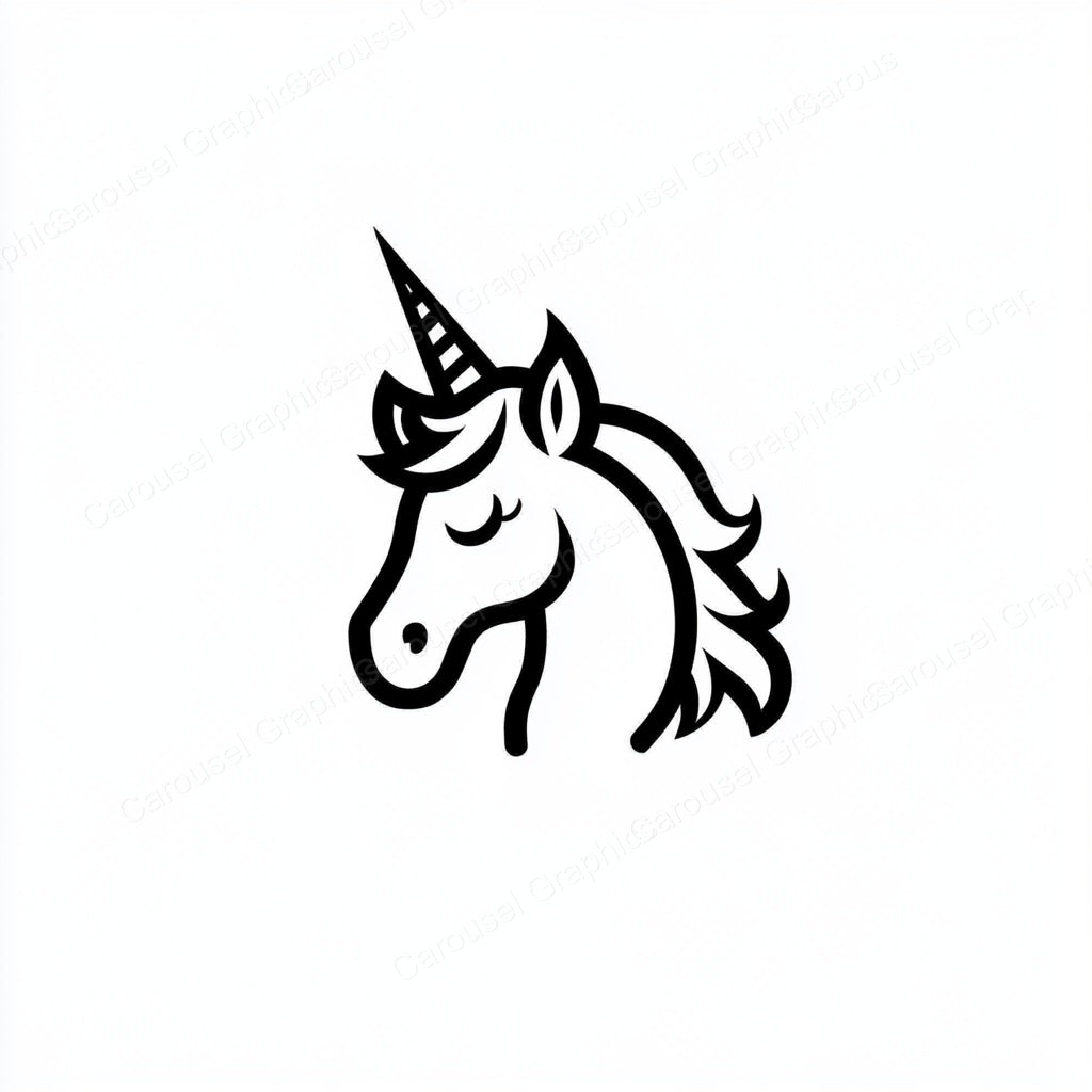 Unicorn Vector Graphic preview