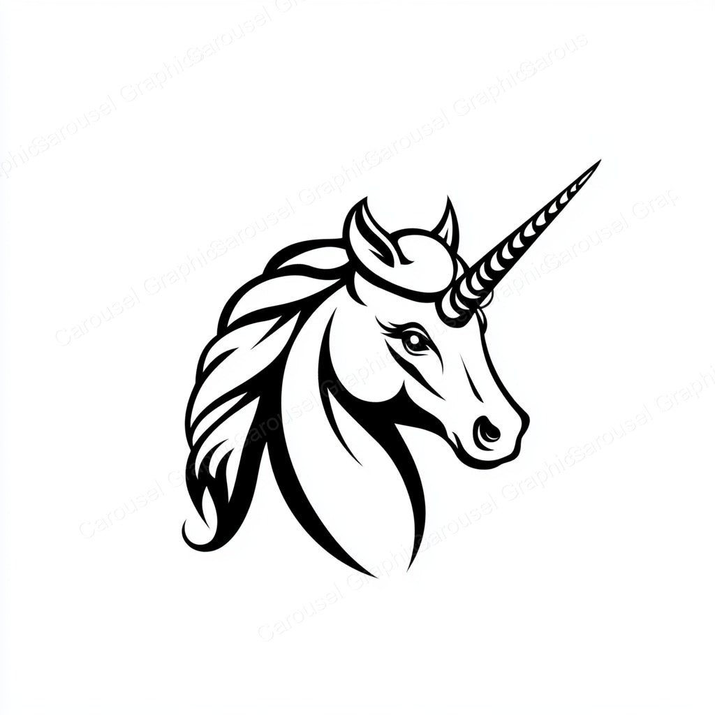 Unicorn Vector Graphic preview