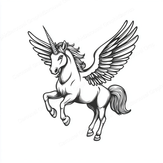 Unicorn Vector Graphic preview