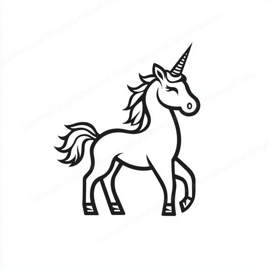 Unicorn Vector Graphic preview