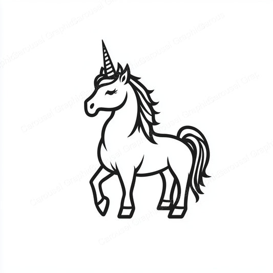 Unicorn Vector Graphic preview