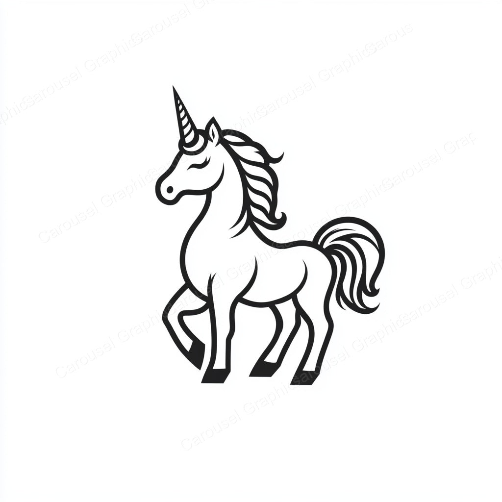 Unicorn Vector Graphic preview