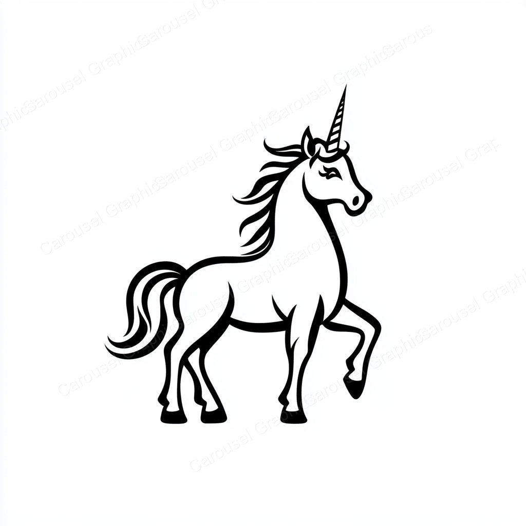 Unicorn Vector Graphic preview