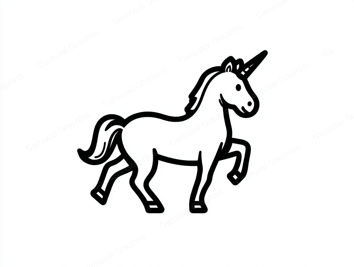 Unicorn Vector Graphic preview