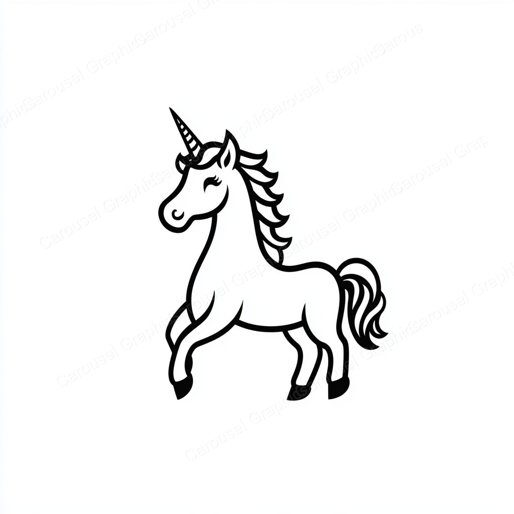 Unicorn Vector Graphic preview