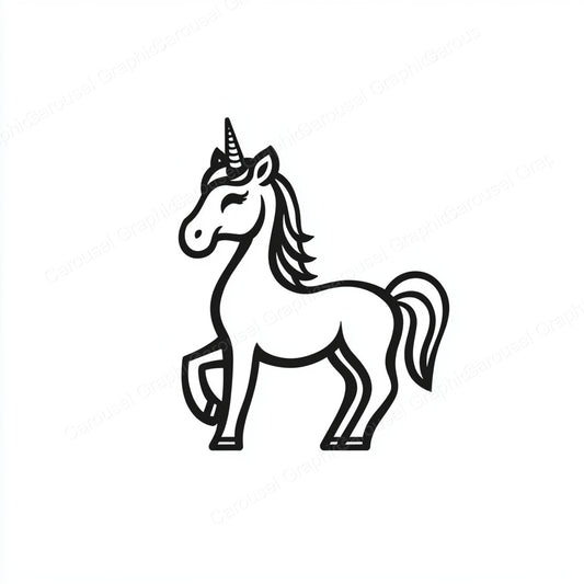 Unicorn Vector Graphic preview