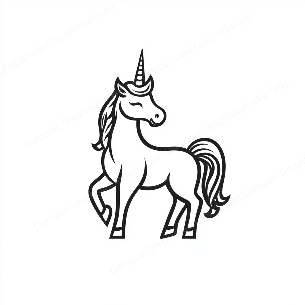 Unicorn Vector Graphic preview