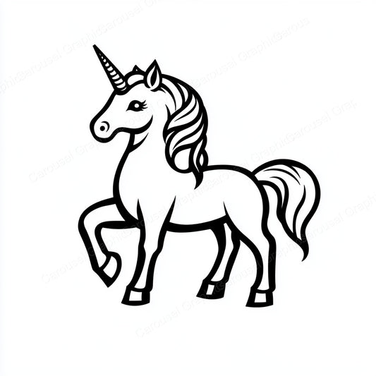Unicorn Vector Graphic preview