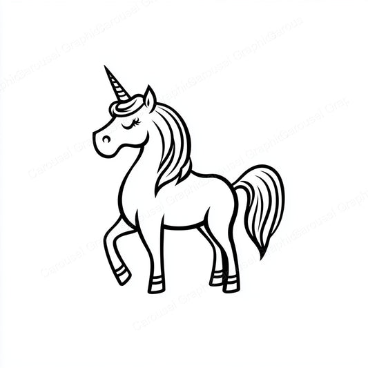Unicorn Vector Graphic preview