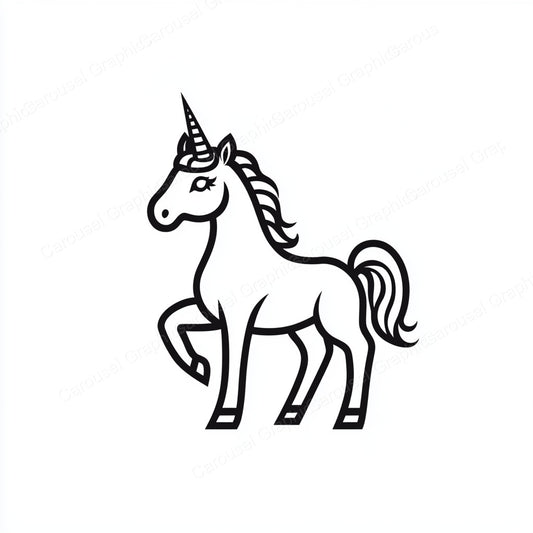 Unicorn Vector Graphic preview