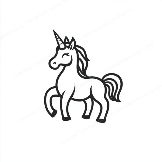 Unicorn Vector Graphic preview