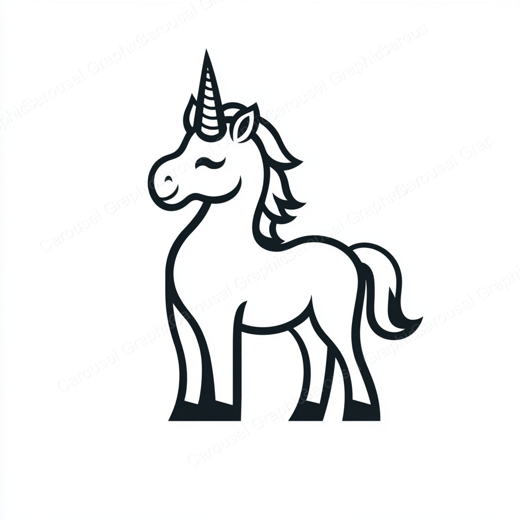 Unicorn Vector Graphic preview