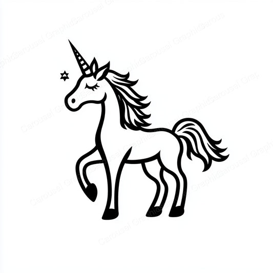 Unicorn Vector Graphic preview