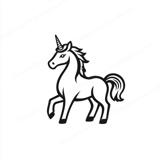 Unicorn Vector Graphic preview