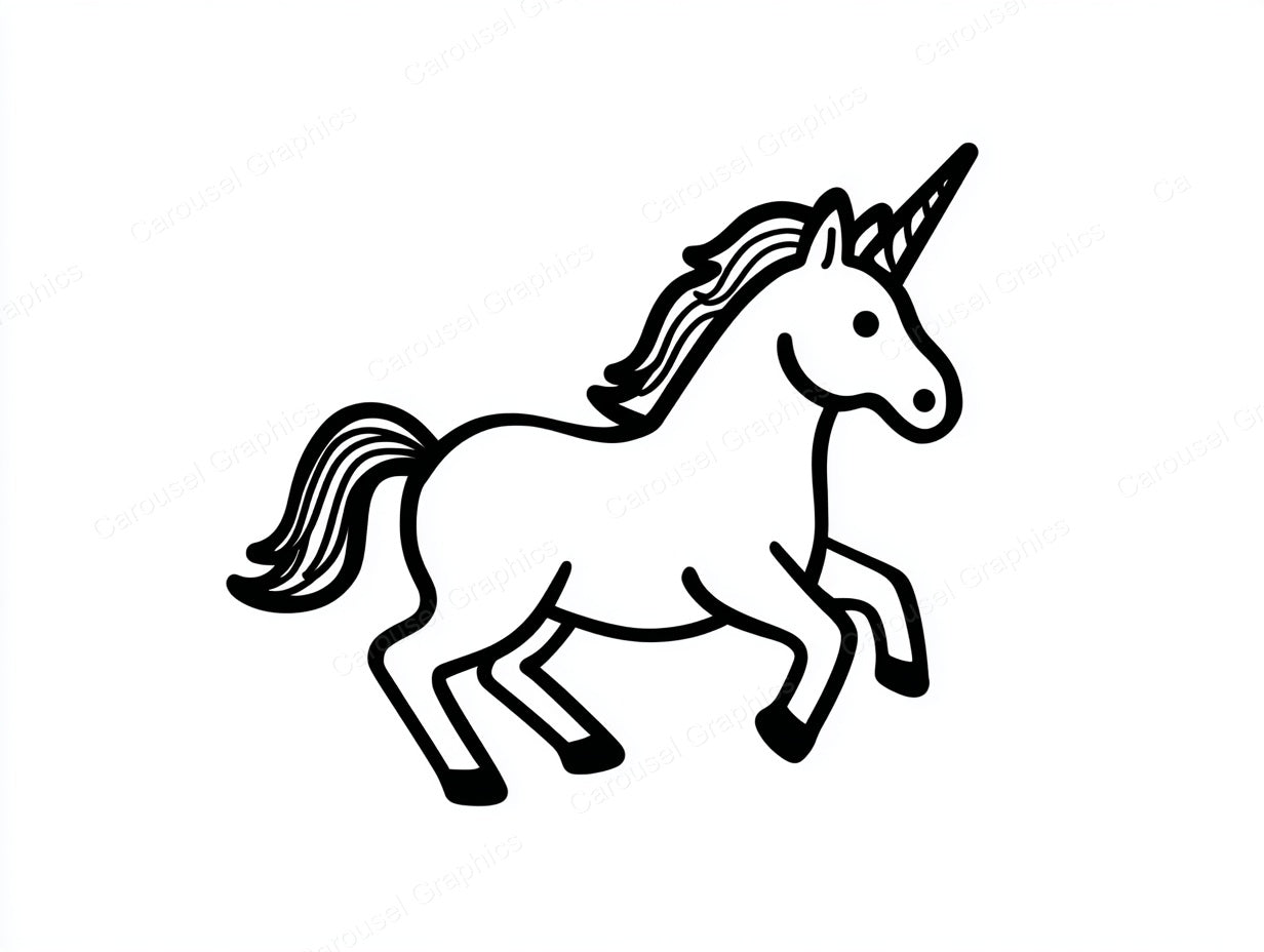Unicorn Vector Graphic preview