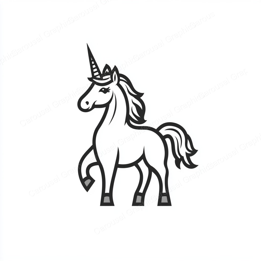 Unicorn Vector Graphic preview
