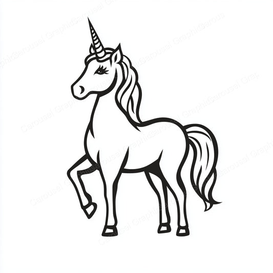 Unicorn Vector Graphic preview