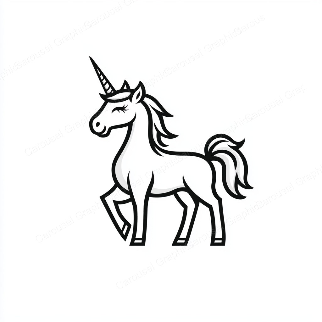 Unicorn Vector Graphic preview