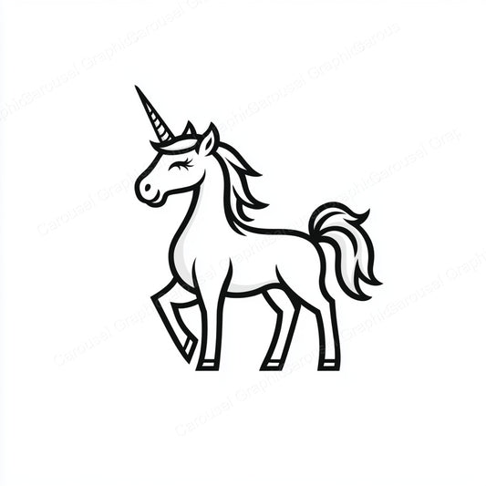Unicorn Vector Graphic preview