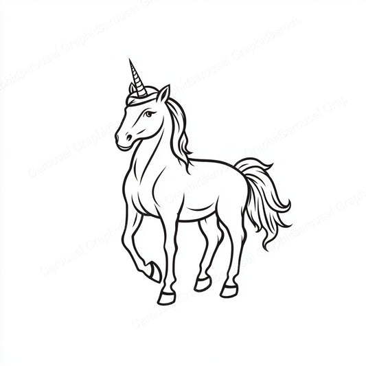 Unicorn Vector Graphic preview