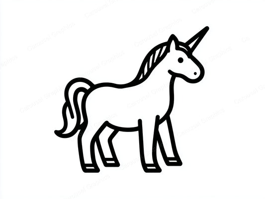 Unicorn Vector Graphic preview