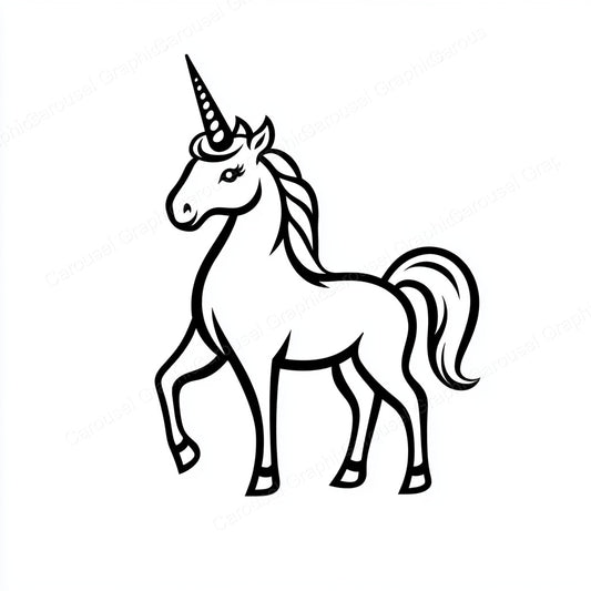 Unicorn Vector Graphic preview