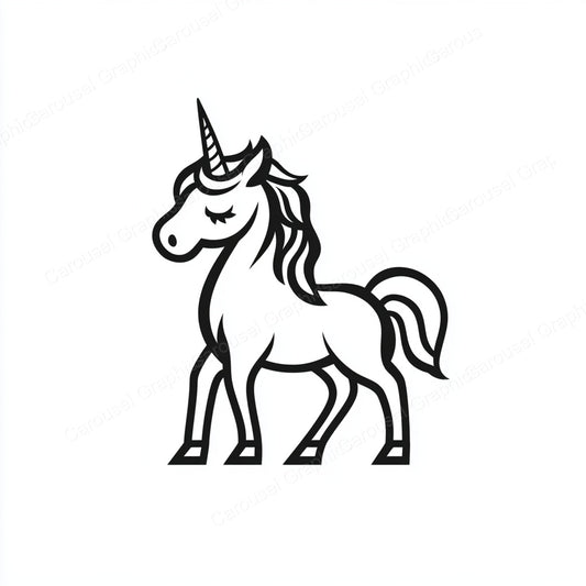 Unicorn Vector Graphic preview