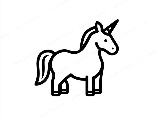 Unicorn Vector Graphic preview