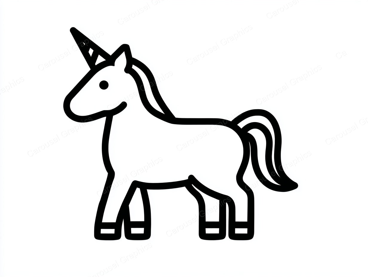 Unicorn Vector Graphic preview