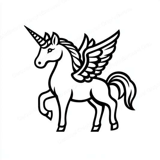 Unicorn Vector Graphic preview
