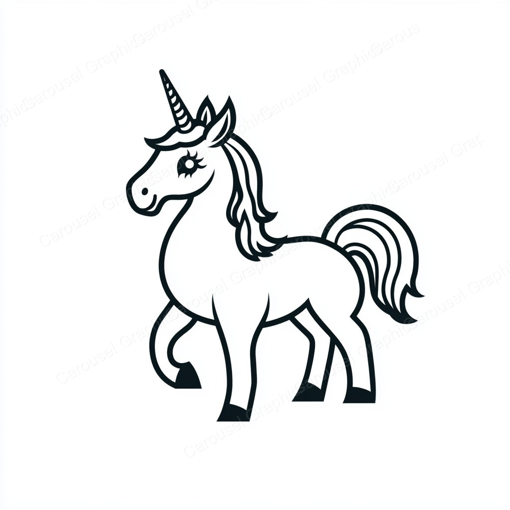Unicorn Vector Graphic preview