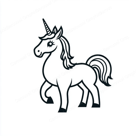 Unicorn Vector Graphic preview