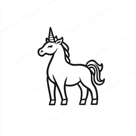 Unicorn Vector Graphic preview