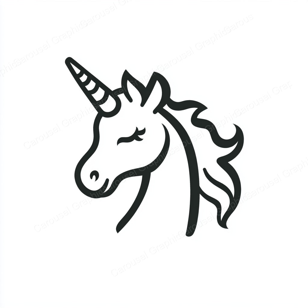 Unicorn Vector Graphic preview