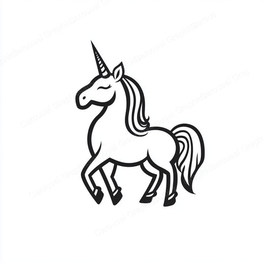 Unicorn Vector Graphic preview
