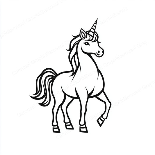 Unicorn Vector Graphic preview