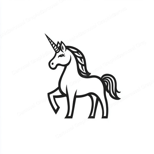 Unicorn Vector Graphic preview