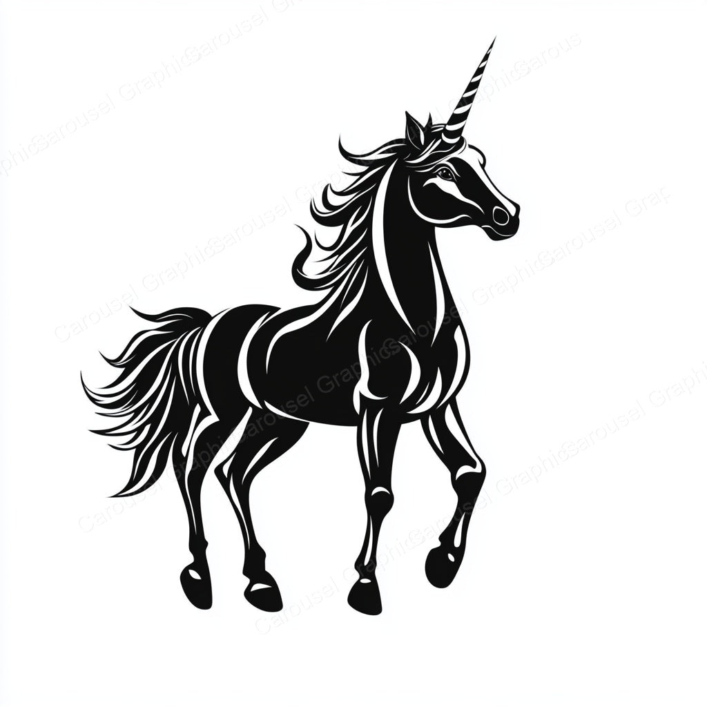 Unicorn Vector Graphic preview