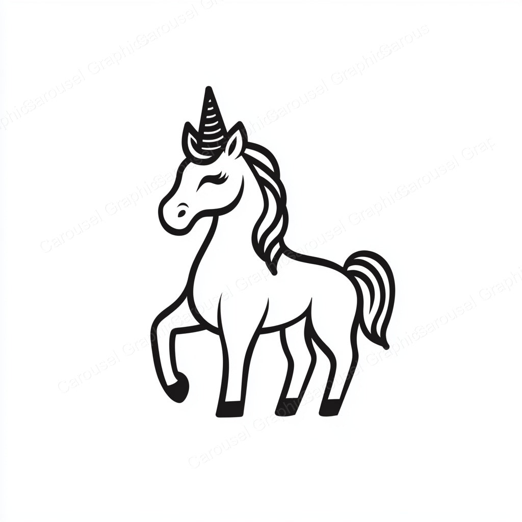 Unicorn Vector Graphic preview