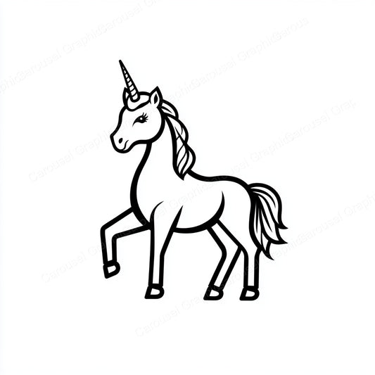 Unicorn Vector Graphic preview