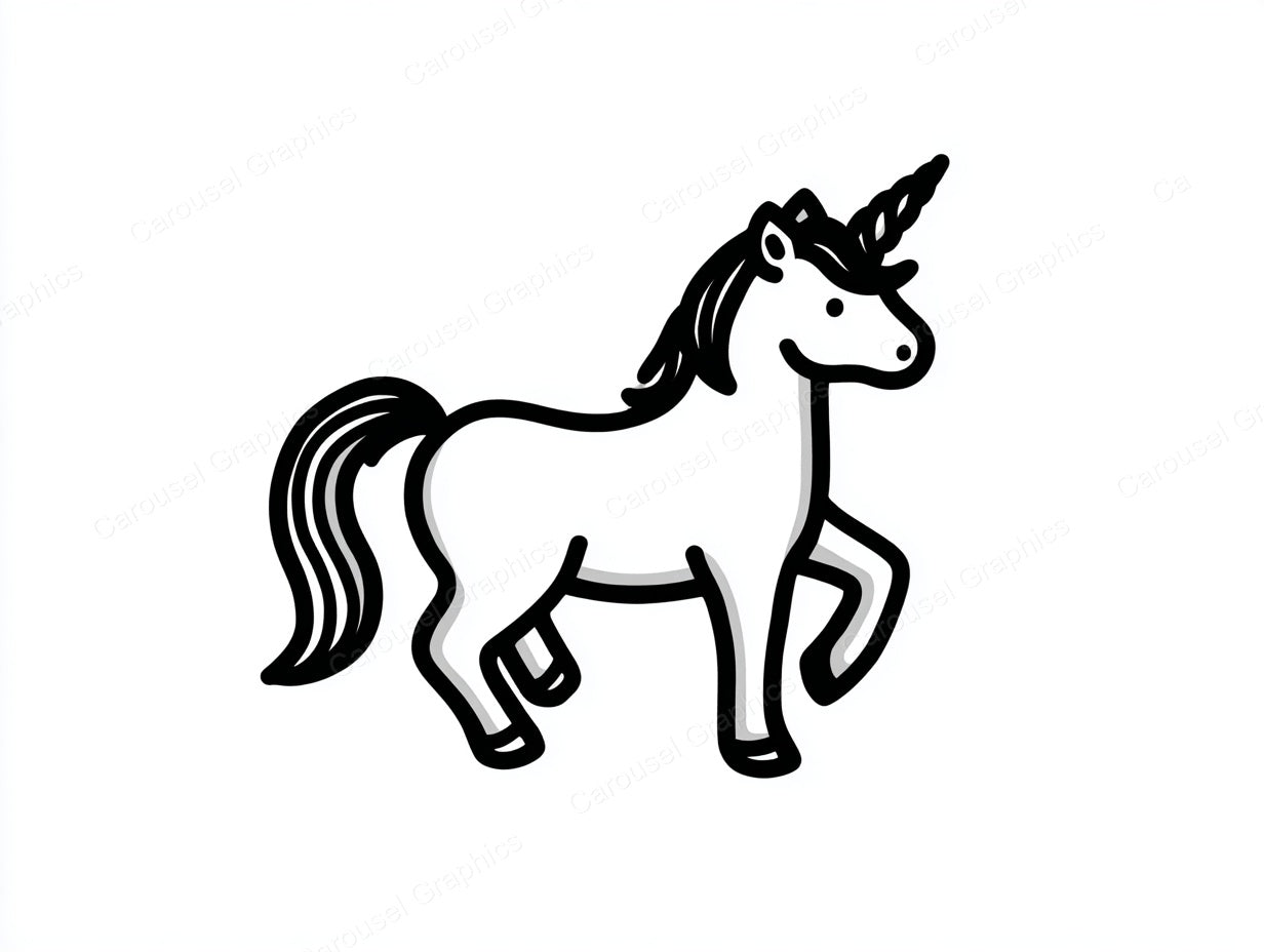 Unicorn Vector Graphic preview