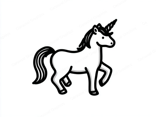Unicorn Vector Graphic preview
