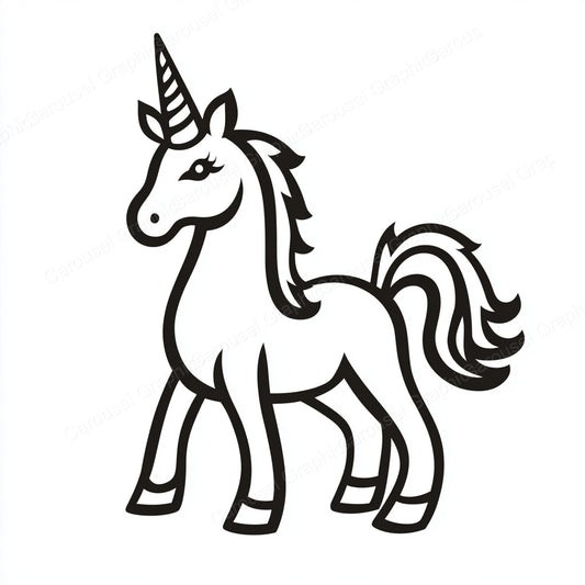 Unicorn Vector Graphic preview