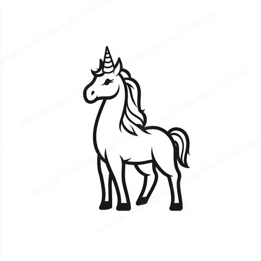 Unicorn Vector Graphic preview